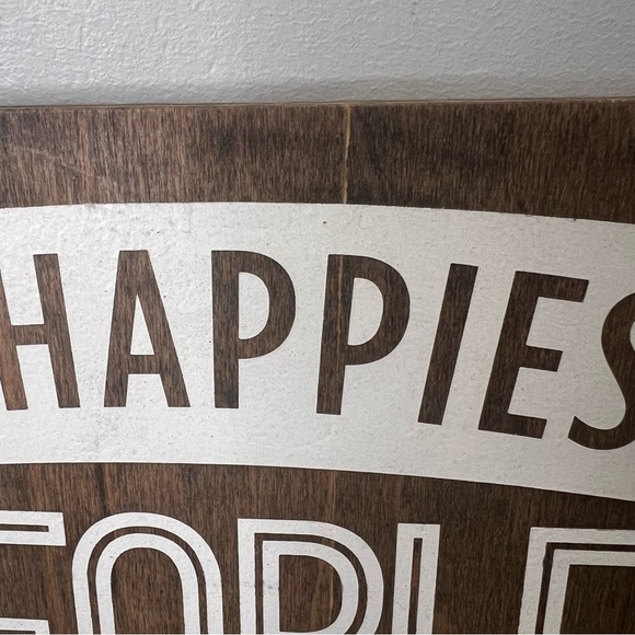 Handmade Rustic Wooden Sign - Picture 3 of 7